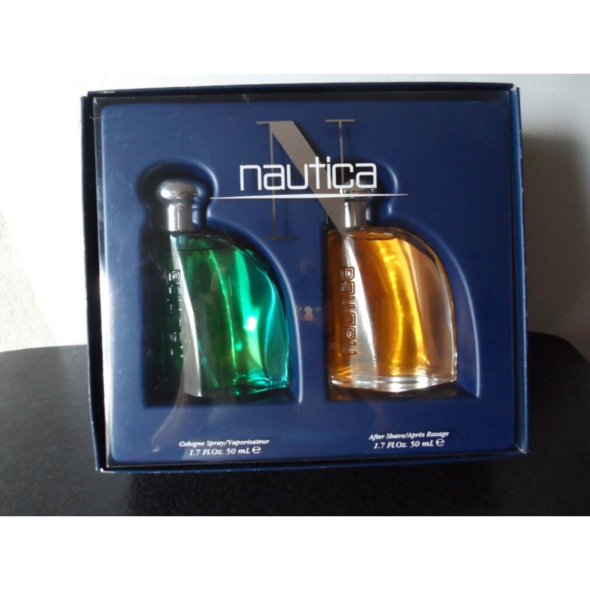 Nautica Vintage Cologne Spray 1.7 OZ and After Shave Splash Set