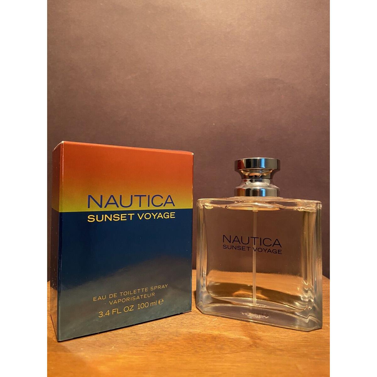 Nautica Sunset Voyage 3.4 oz / 100 ml Eau de Toilette Spray For Men Rare