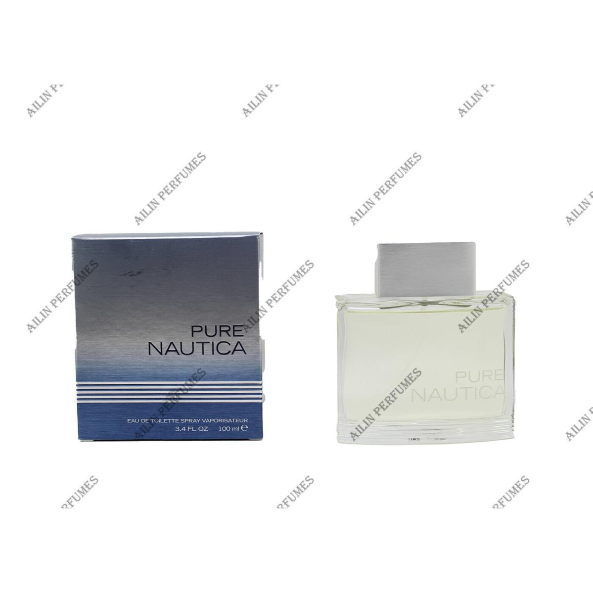 Pure by Nautica 3.4 oz 100 ml Eau de Toilette Spray Men