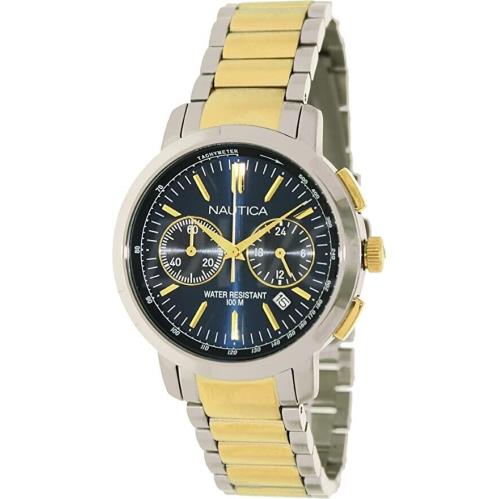 Nautica Nct 800 Chronograph Two-tone Men`s Watch N23604M