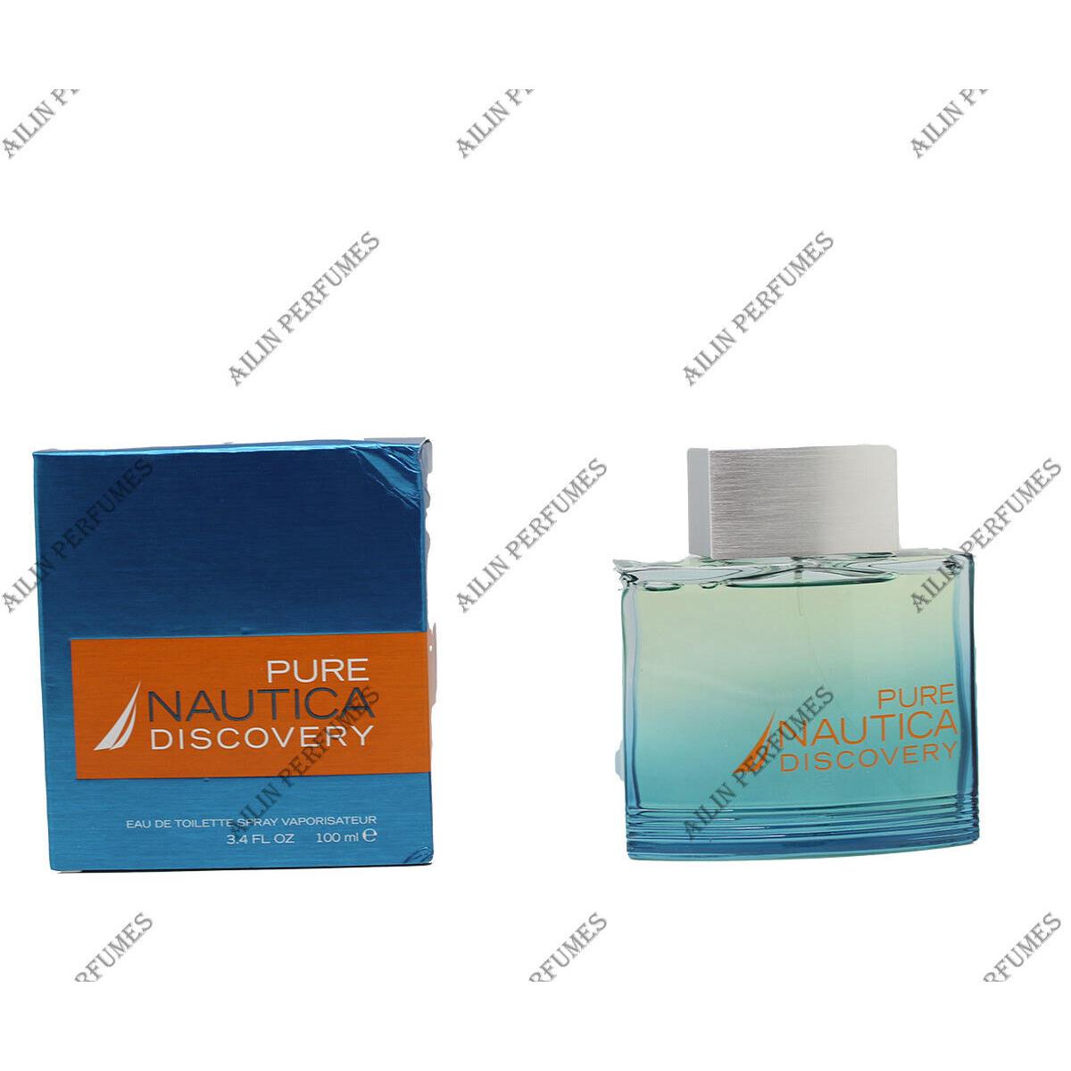 Pure Discovery by Nautica 3.4 oz 100 ml Eau de Toilette Spray Men