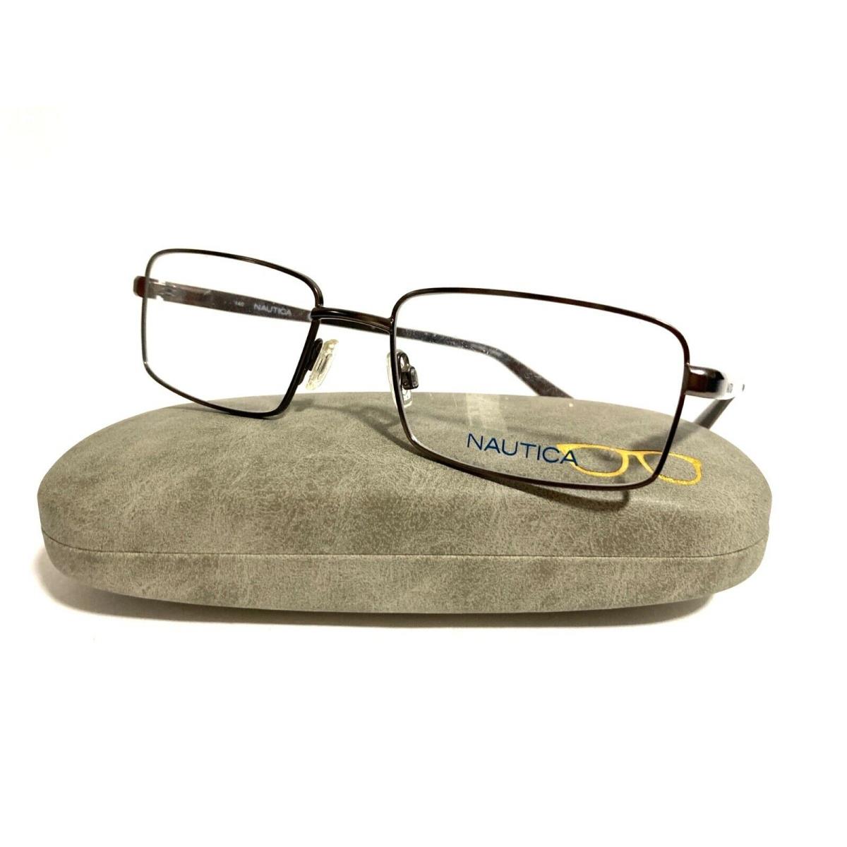 Nautica N7252 200 Gunmetal Eyeglasses Metal RX 56-18-140 MM