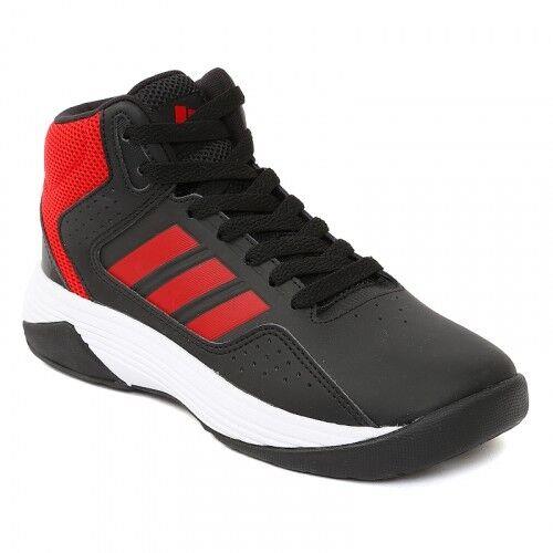 Adidas Cloudfoam Ilation Mid Sneakers Trainer Men Shoes Black/red Size 5.5 - Black/Scarlet - BB9964