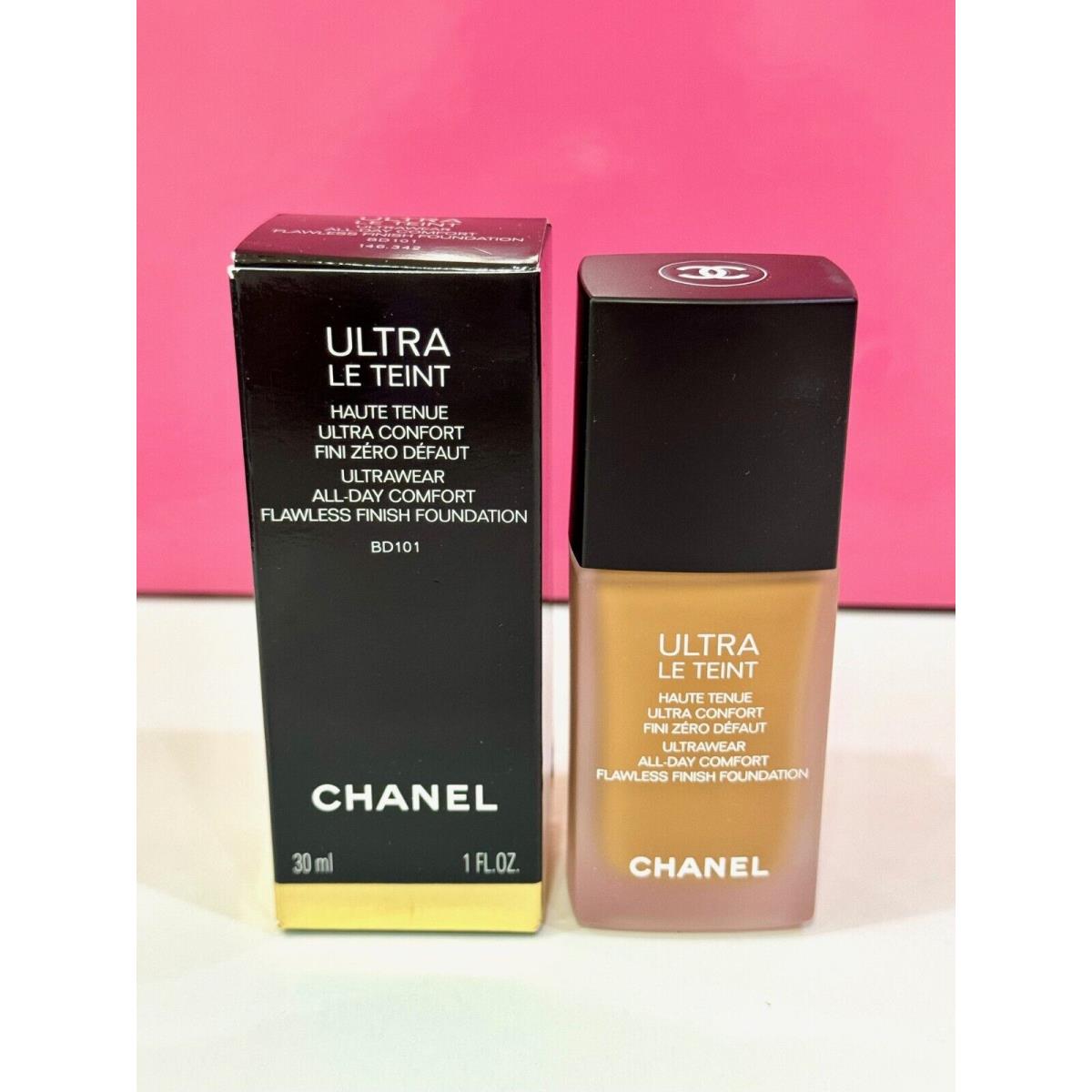 Chanel Ultra Le Teint Ultrawear All Day Comfort Foundation 1oz. Choose Shade BD101