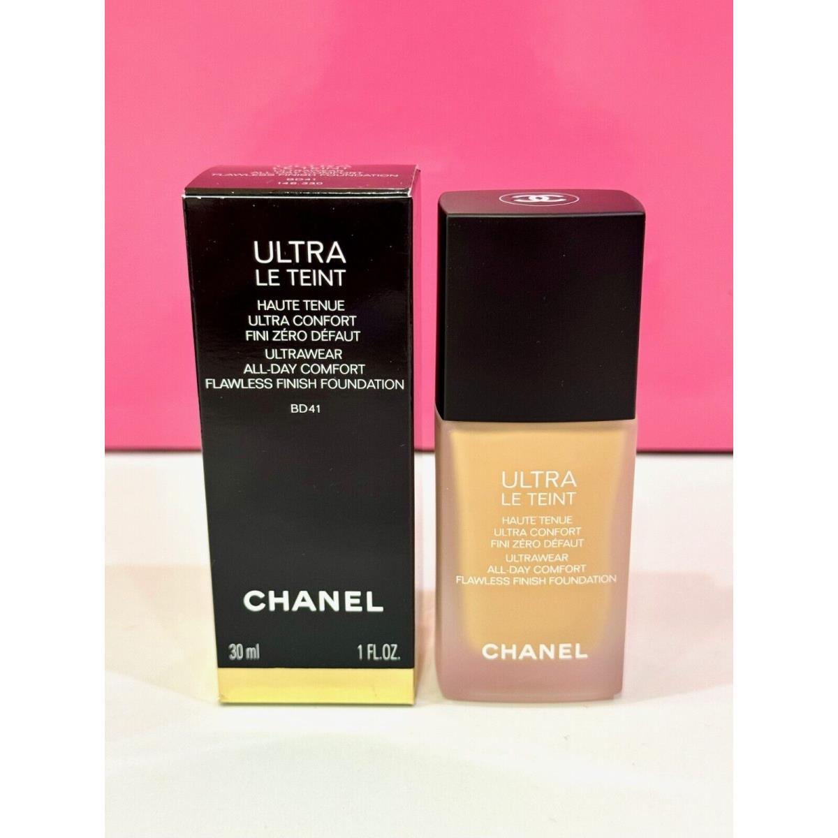 Chanel Ultra Le Teint Ultrawear All Day Comfort Foundation 1oz. Choose Shade BD41