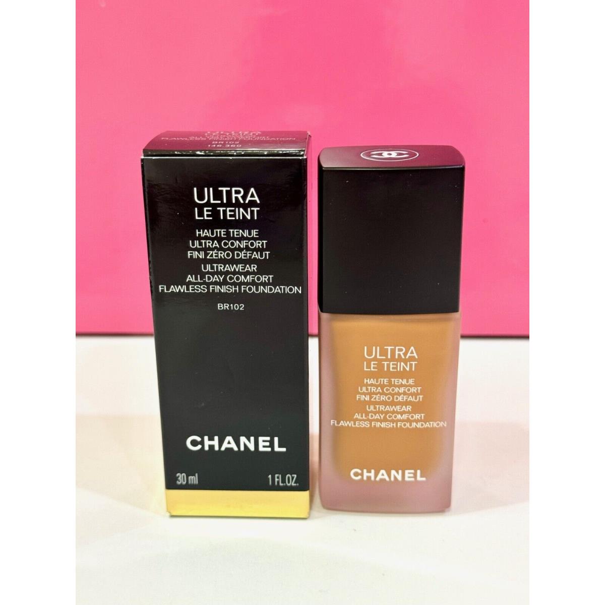 Chanel Ultra Le Teint Ultrawear All Day Comfort Foundation 1oz. Choose Shade BR102