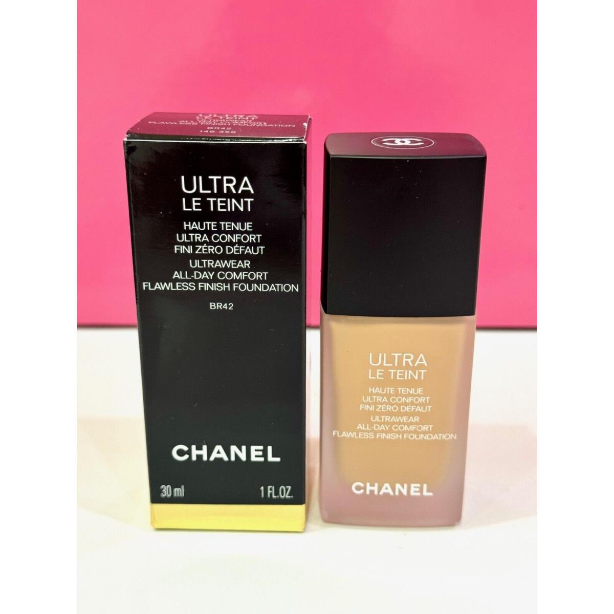 Chanel Ultra Le Teint Ultrawear All Day Comfort Foundation 1oz. Choose Shade BR42