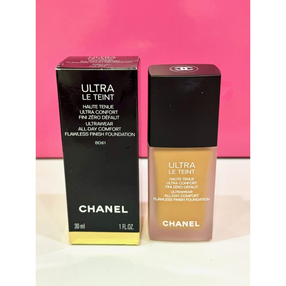 Chanel Ultra Le Teint Ultrawear All Day Comfort Foundation 1oz. Choose Shade BD61