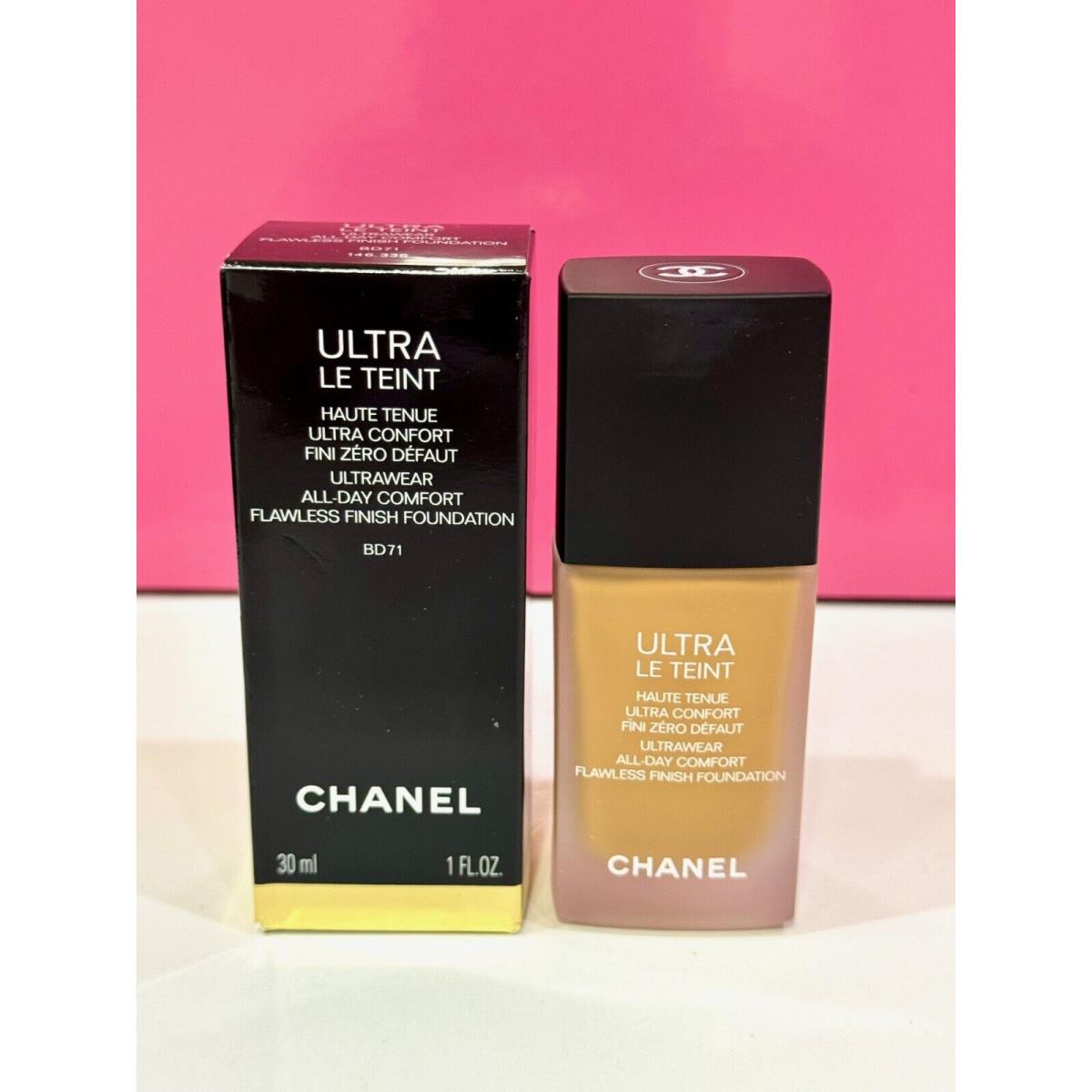 Chanel Ultra Le Teint Ultrawear All Day Comfort Foundation 1oz. Choose Shade BD71