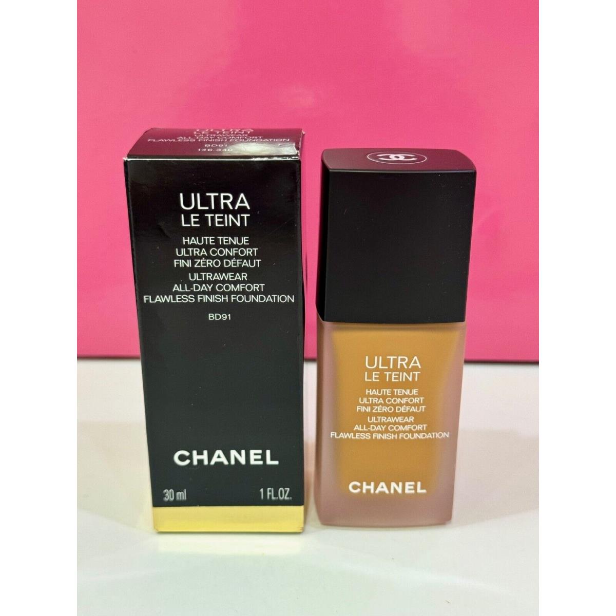 Chanel Ultra Le Teint Ultrawear All Day Comfort Foundation 1oz. Choose Shade BD91