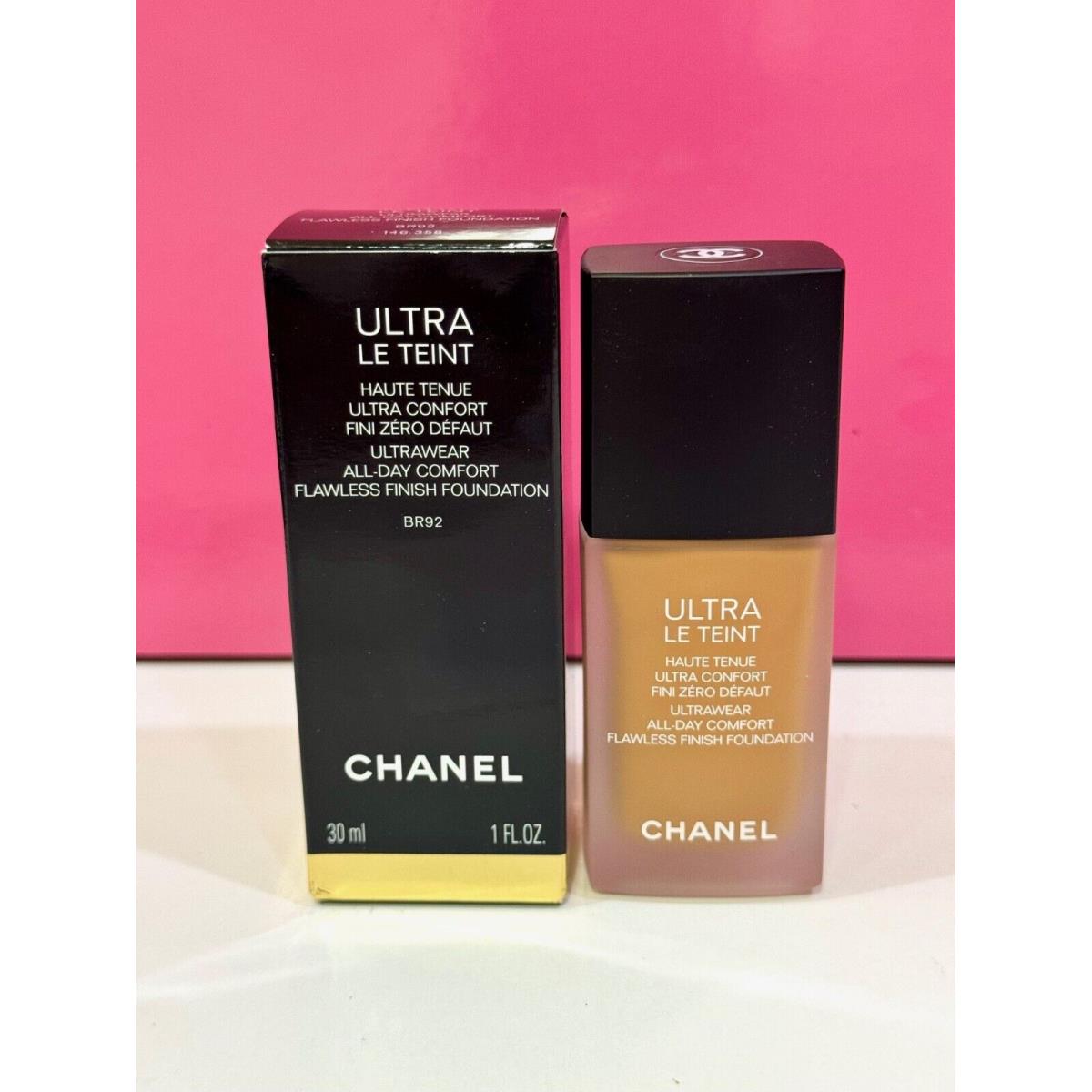 Chanel Ultra Le Teint Ultrawear All Day Comfort Foundation 1oz. Choose Shade BR92