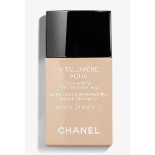 Chanel Vitalumiere Aqua Ultra-light Skin Perfecting Sunscreen You Pick 121 Medium Deep