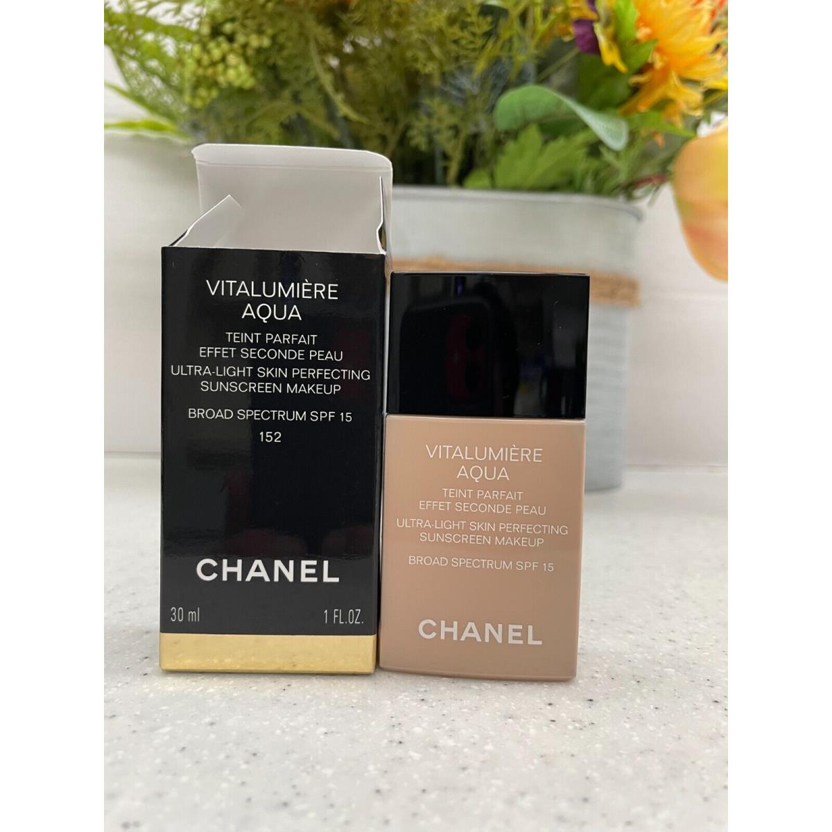 Chanel Vitalumiere Aqua Ultra-light Skin Perfecting Sunscreen You Pick 152 Intense Dark Deep/red undertones