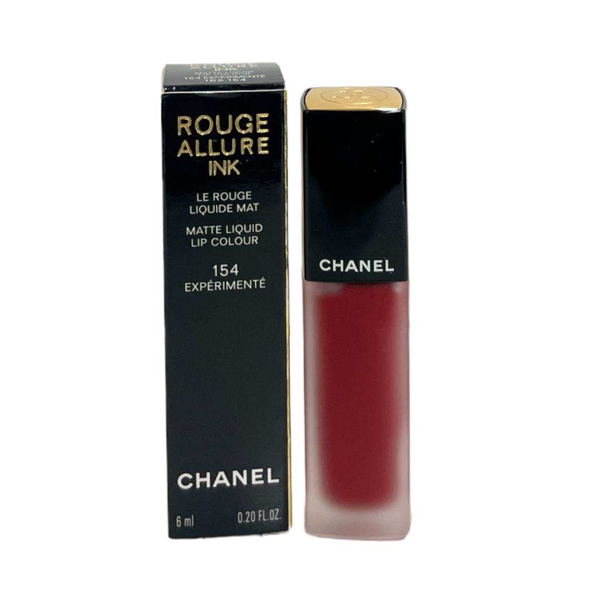 Chanel Rouge Allure Ink Matte Liquid Lip Color 6mL / 0.20oz You Pick 154 Experimente