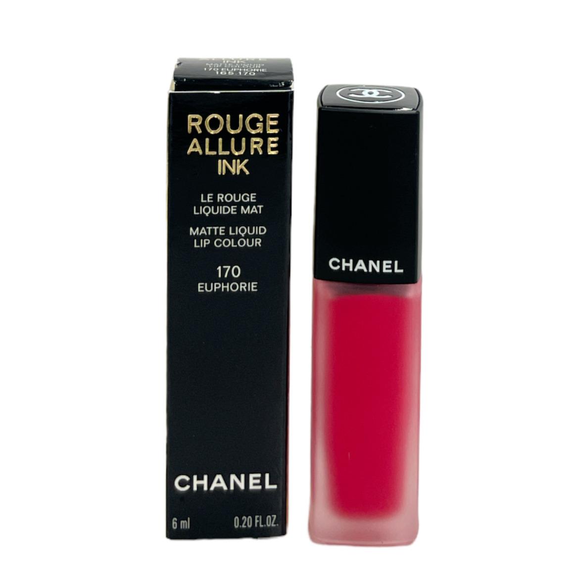 Chanel Rouge Allure Ink Matte Liquid Lip Color 6mL / 0.20oz You Pick 170 Euphorie