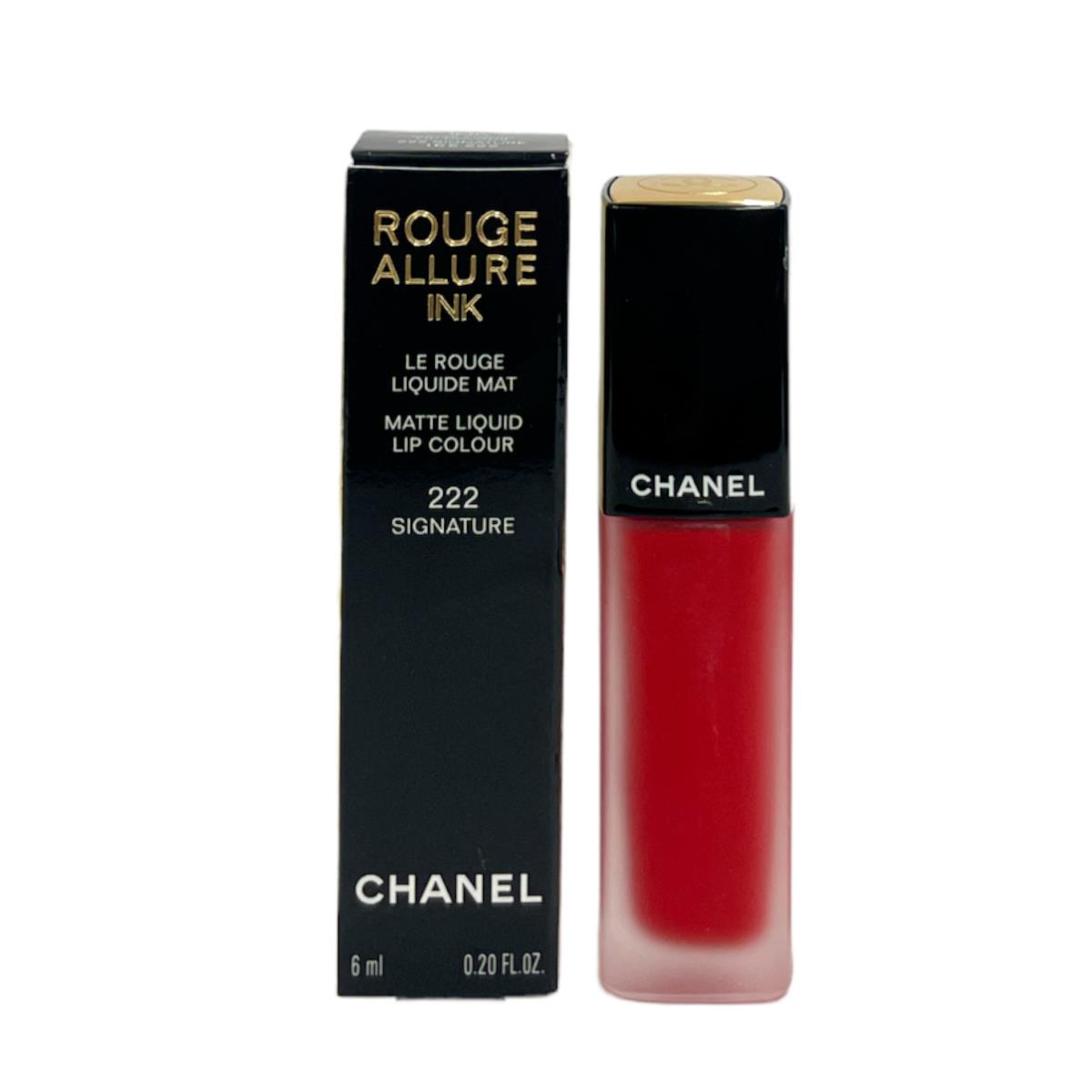 Chanel Rouge Allure Ink Matte Liquid Lip Color 6mL / 0.20oz You Pick 222 Signature