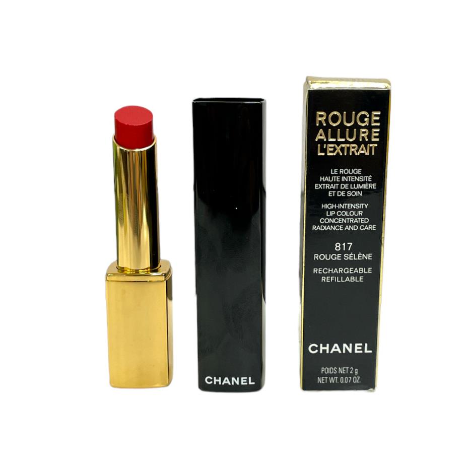 Chanel Rouge Allure L`extrait High Intensity Lip Color 2g / .07oz You Pick 817 Rouge Selene