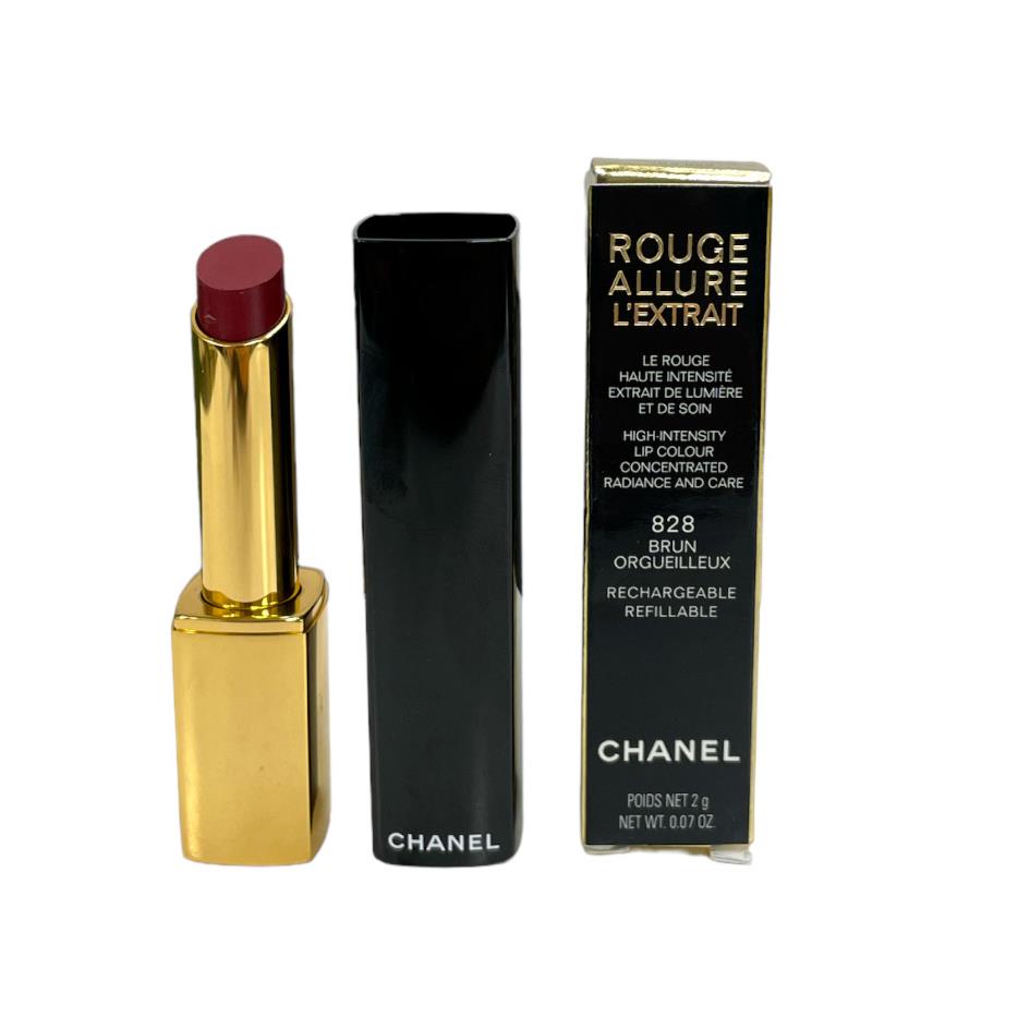 Chanel Rouge Allure L`extrait High Intensity Lip Color 2g / .07oz You Pick 828 Brun Orgueilleux