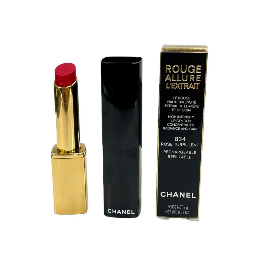 Chanel Rouge Allure L`extrait High Intensity Lip Color 2g / .07oz You Pick 834 Rose Turbulent