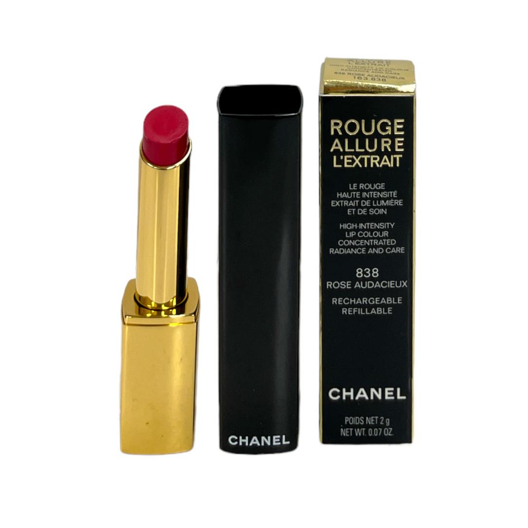 Chanel Rouge Allure L`extrait High Intensity Lip Color 2g / .07oz You Pick 838 Rose Audacieux