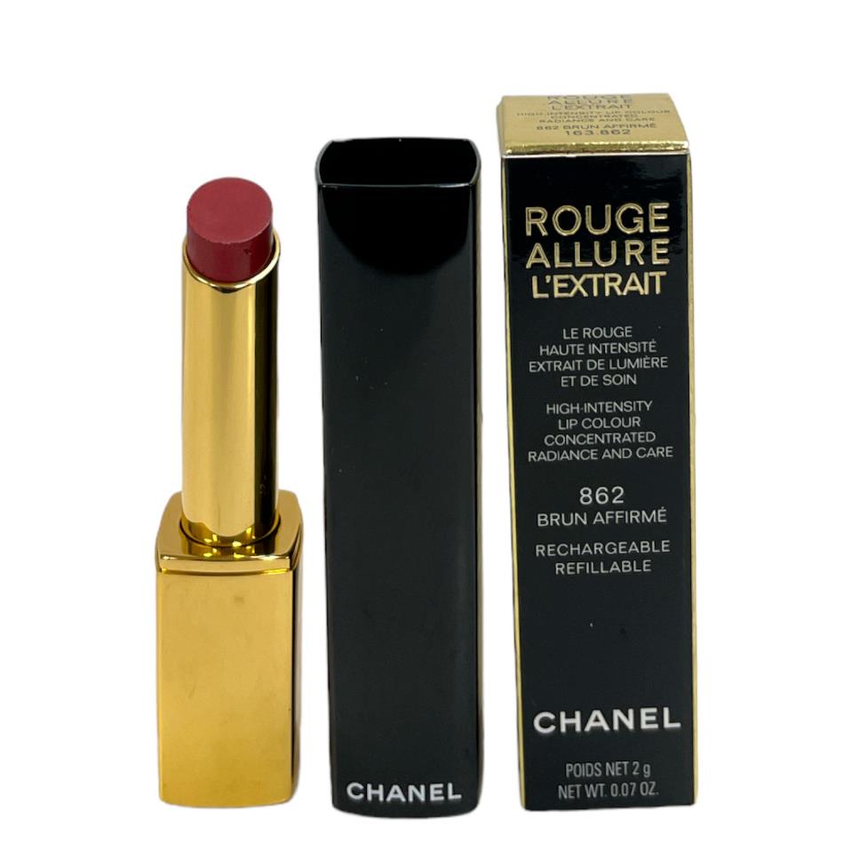 Chanel Rouge Allure L`extrait High Intensity Lip Color 2g / .07oz You Pick 862 Brun Affirme