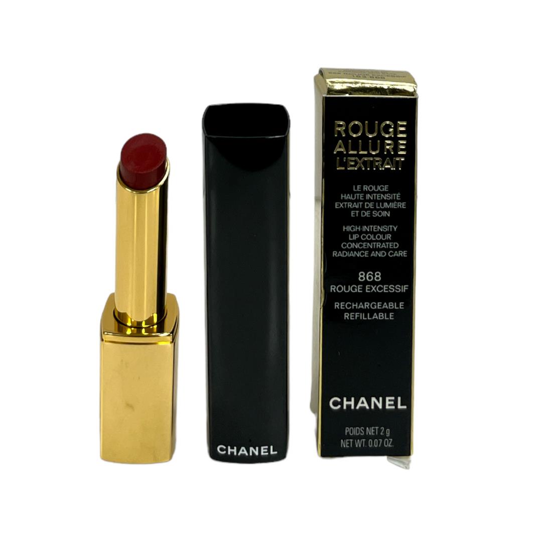 Chanel Rouge Allure L`extrait High Intensity Lip Color 2g / .07oz You Pick 868 Rouge Excessif