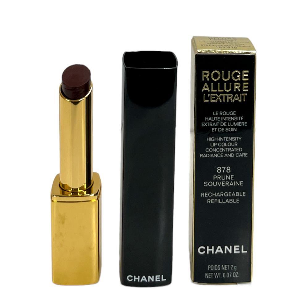 Chanel Rouge Allure L`extrait High Intensity Lip Color 2g / .07oz You Pick 878 Prune Souveraine