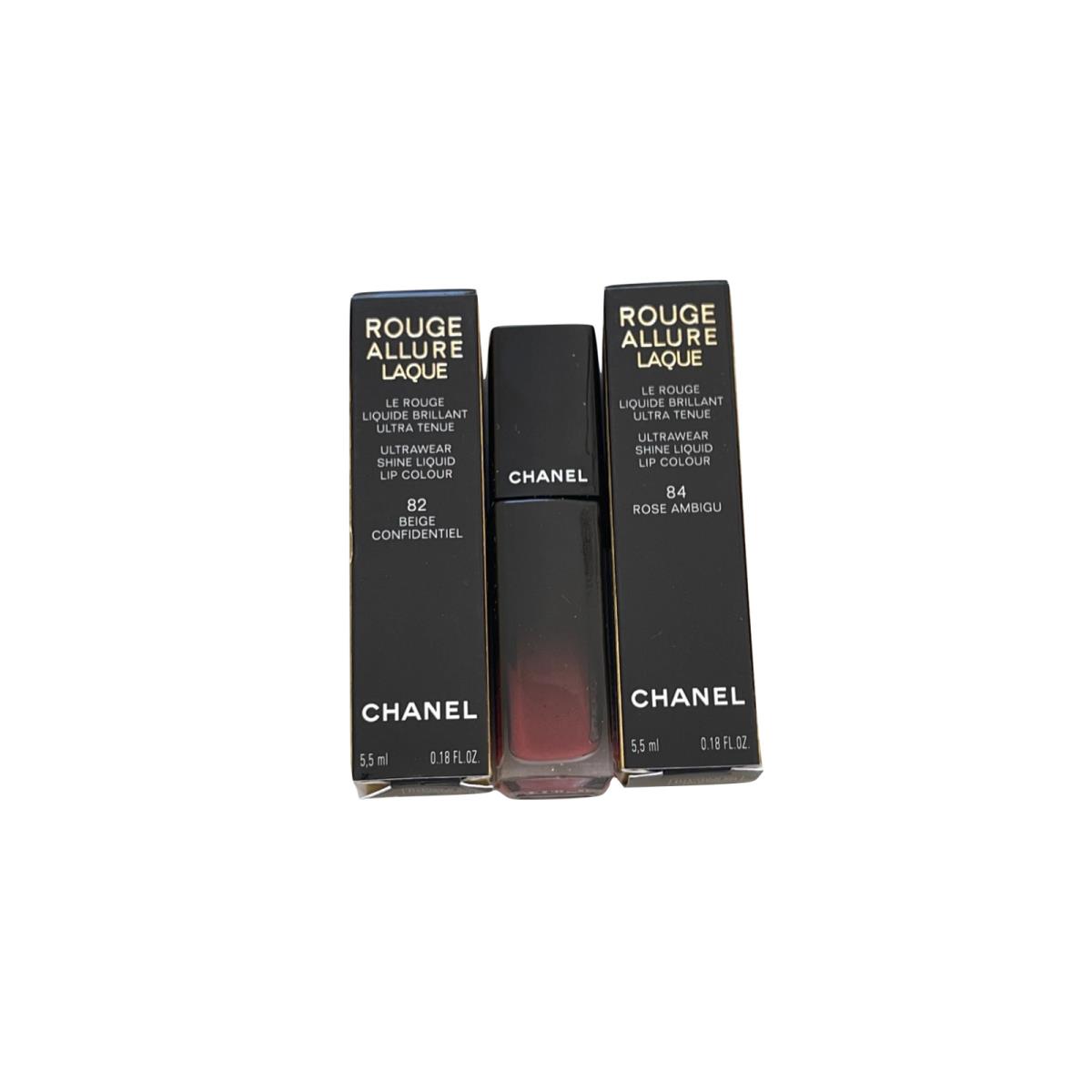 Chanel- Rouge Allure Laque Ultrawear Shine Lip Colour 0.18 fl oz Choose Shade