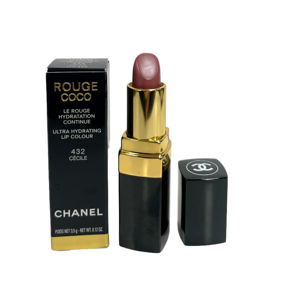 Chanel Rouge Coco Ultra Hydrating Lip Colour 3.5g / 0.12oz You Pick 432 Cecile