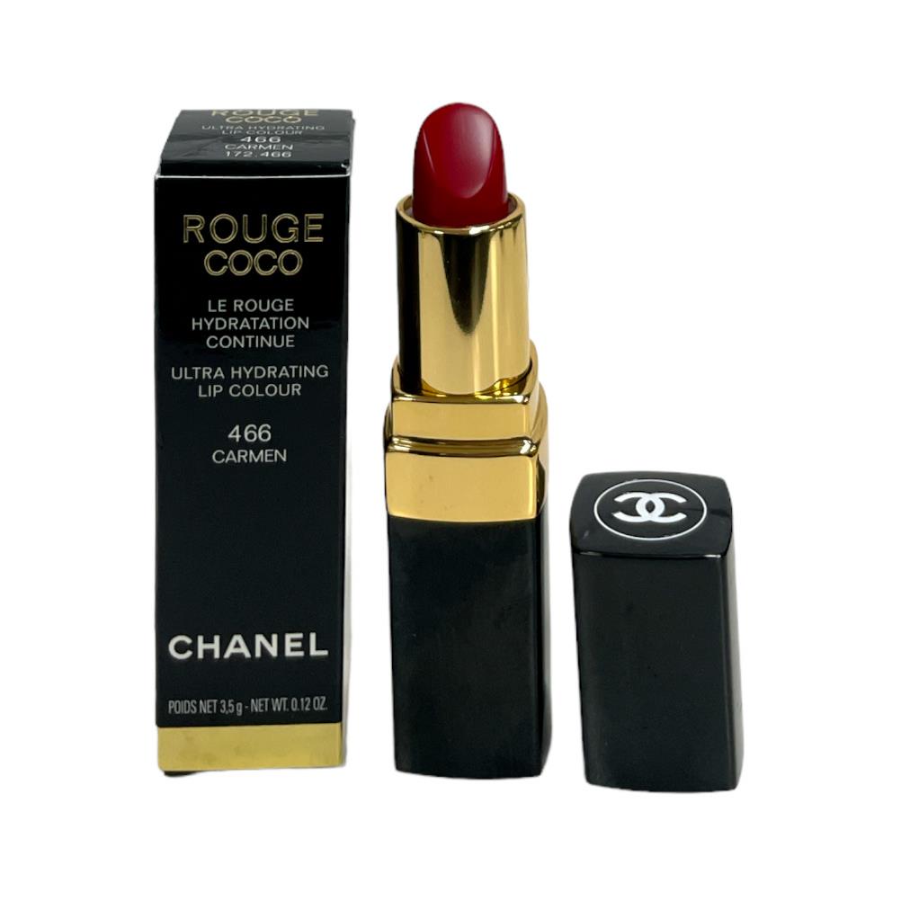 Chanel Rouge Coco Ultra Hydrating Lip Colour 3.5g / 0.12oz You Pick 466 Carmen