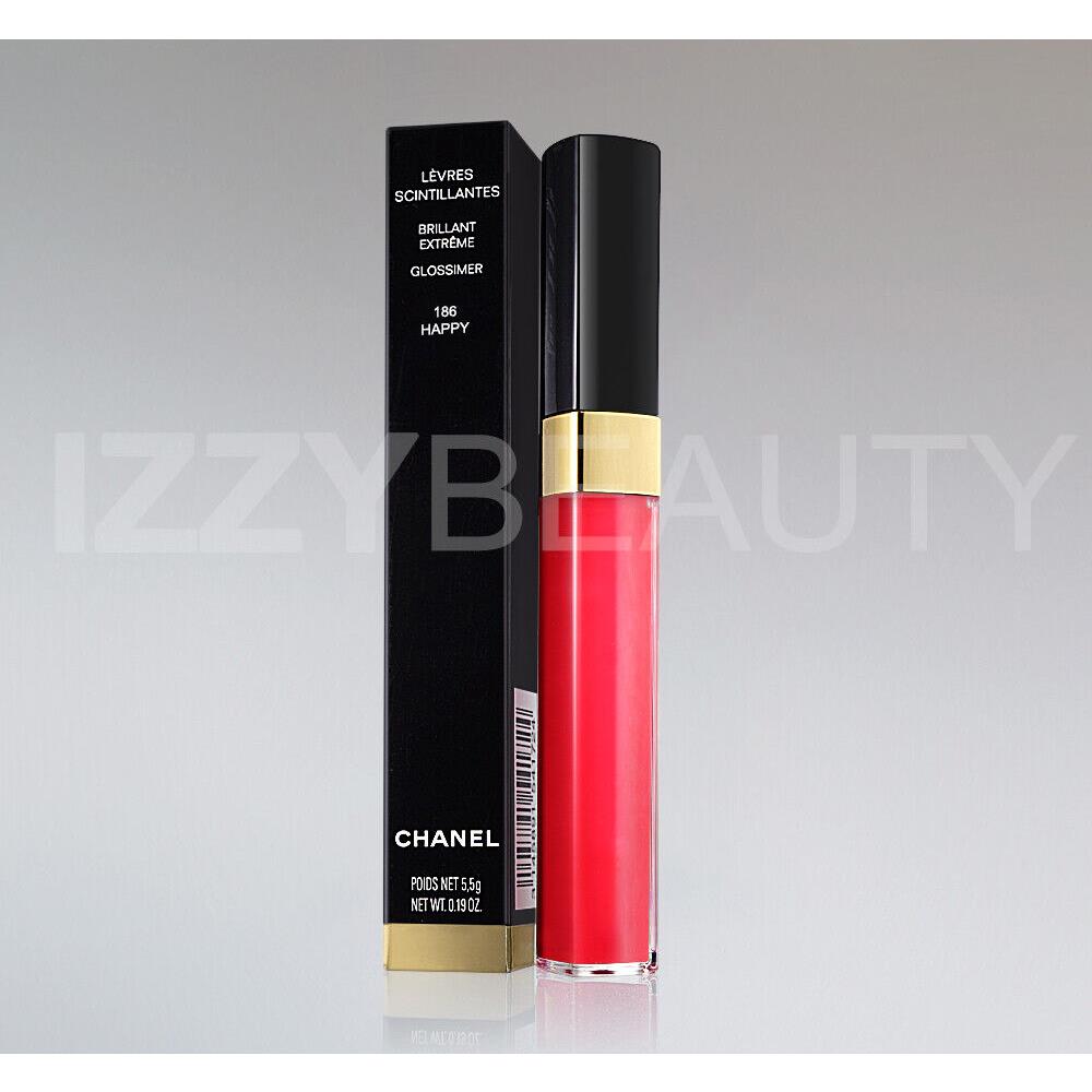 Chanel Glossimer Lipgloss Levres Scintillantes - Pick Your Color 186 Happy