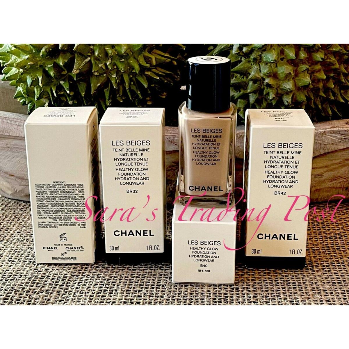 1 Chanel Les Beiges Teint Belle Mine Healthy Glow Foundation 1oz/30ml + 2024