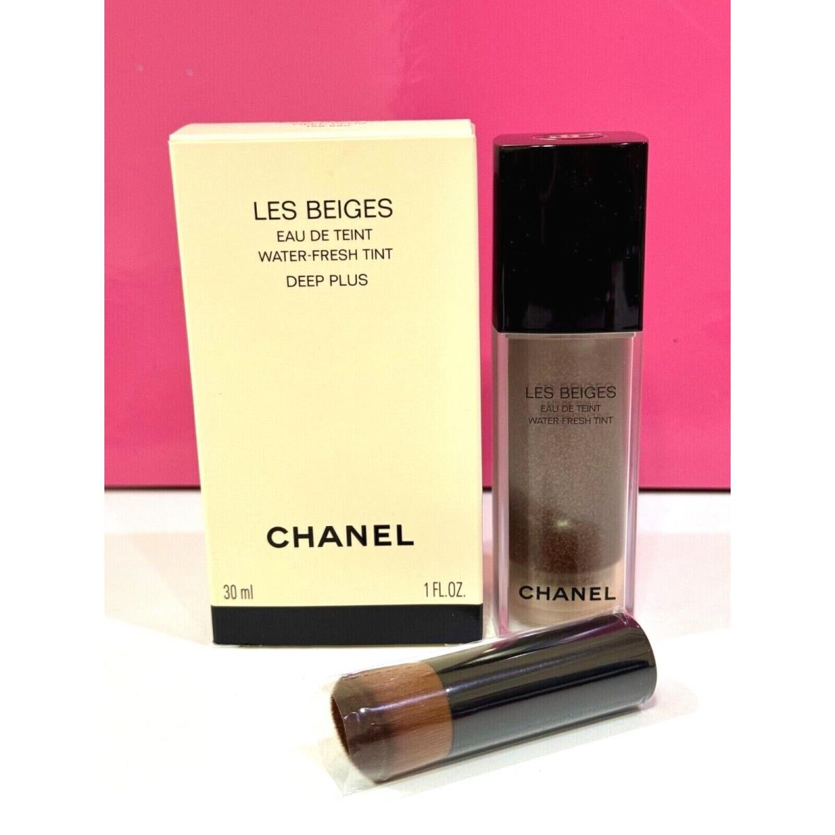 Chanel Les Beiges Water-fresh Tint W Brush 1oz./30ml. Boxed - Choose Shade Deep Plus