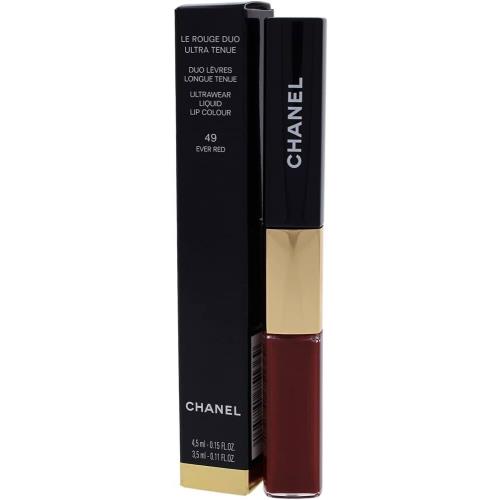 Chanel LE Rouge Duo Ultrawear Liquid Lip Colour 49 Ever Red 0.15 oz