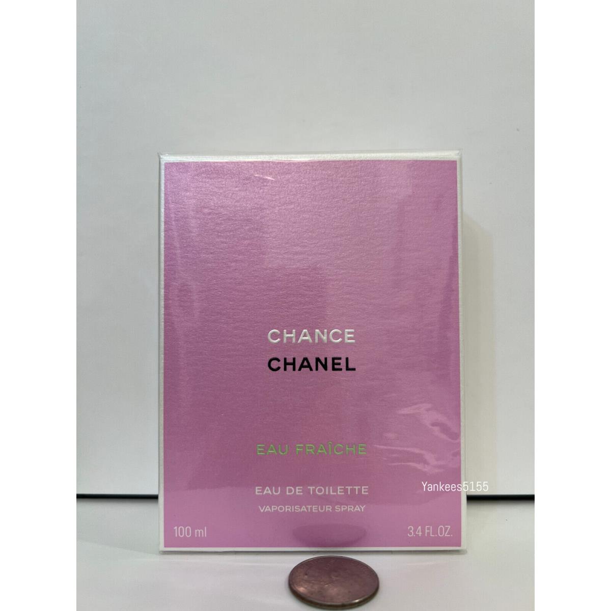 Chanel Chance Eau Fraiche Edt Eau de Toilette Spray 100ml / 3.4oz