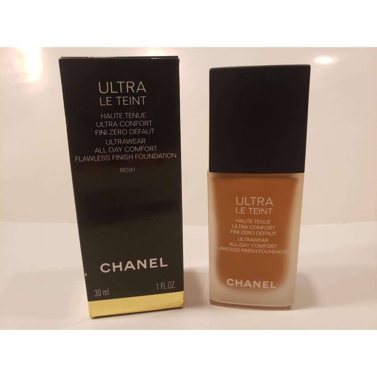 Chanel Ultra Le Teint Ultrawear Flawless Liquid Foundation BD91 1oz