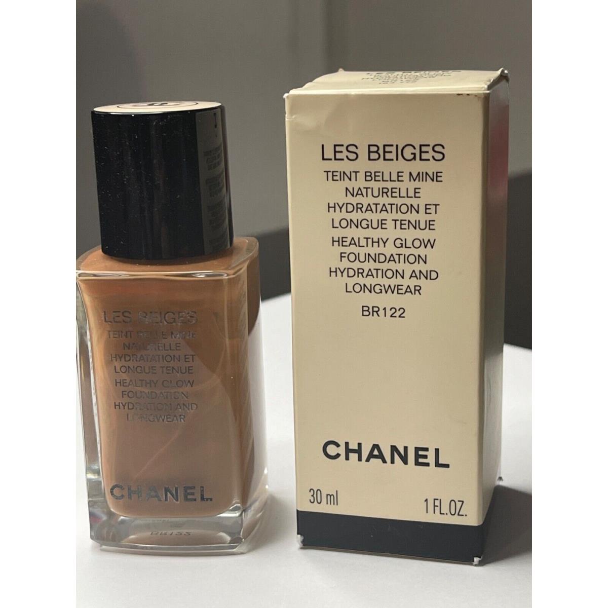 Chanel Les Beiges Foundation Hydration Longwear BR122 Medium-deep Rosy 30 ml