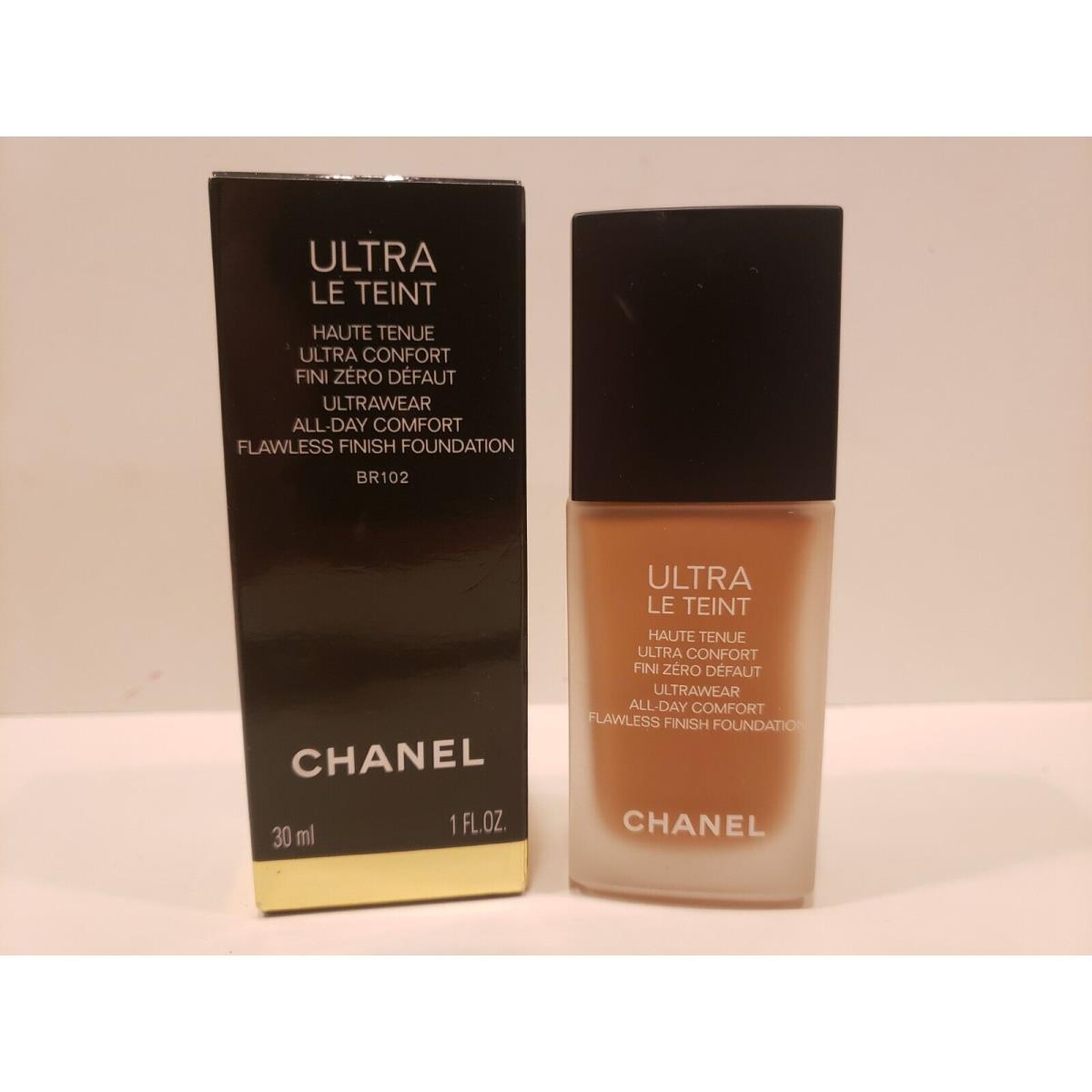 Chanel Ultra Le Teint Ultrawear Flawless Liquid Foundation BR102 1oz