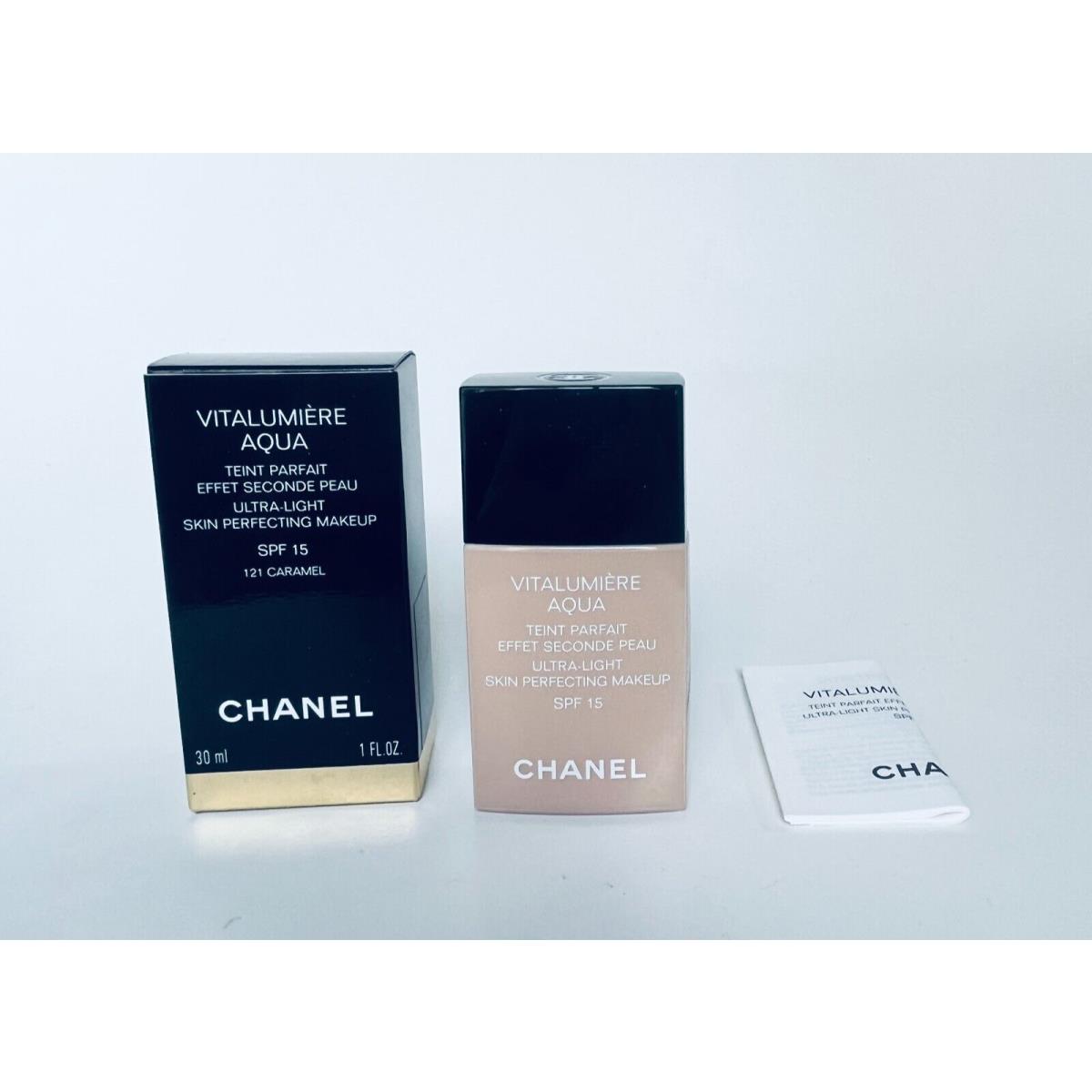 Chanel Vitalumiere Aqua Ultra Light Perfecting Makeup Spf 15 Caramel 121