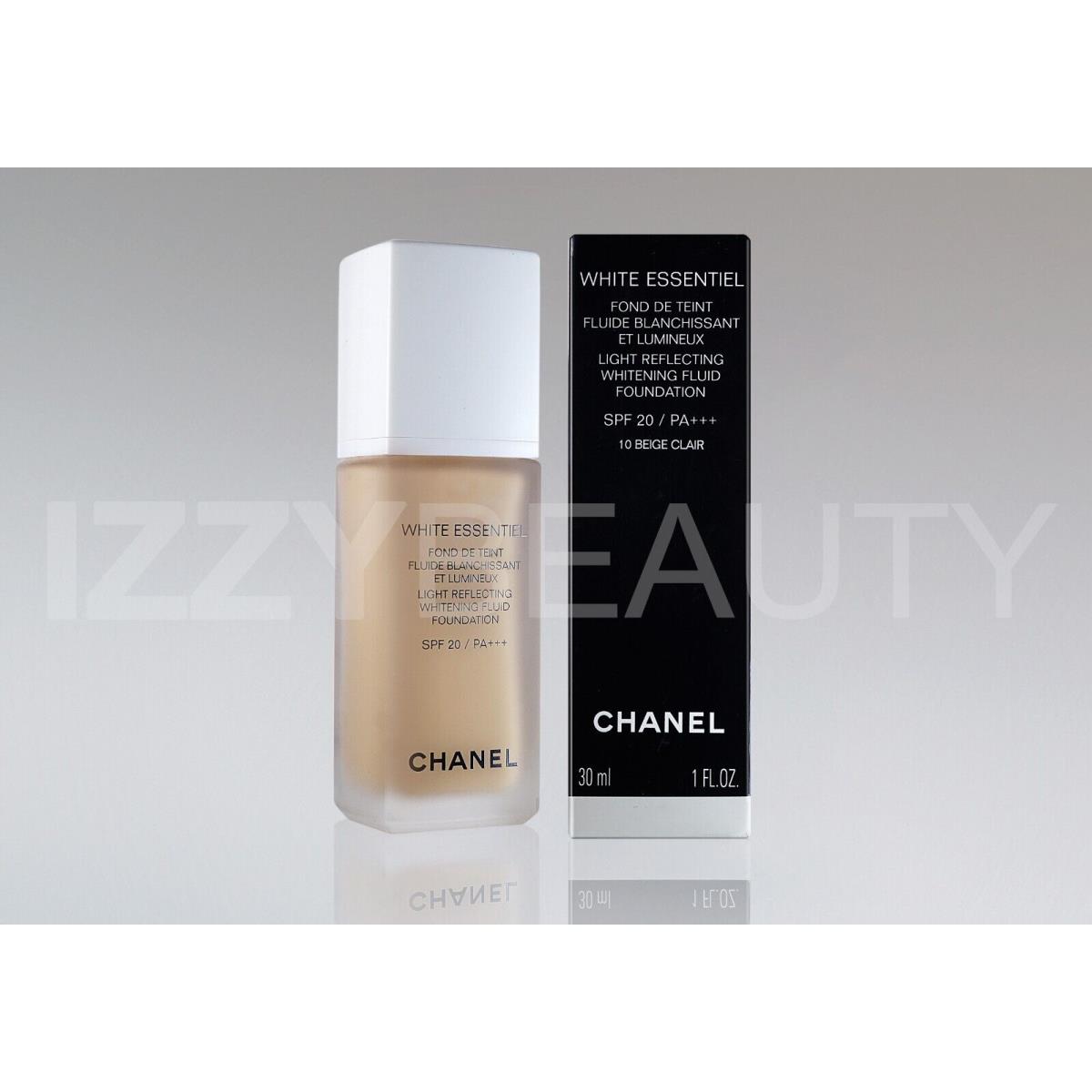 Chanel White Essentiel Light Reflecting Foundation Spf 20 - 10 Beige Clair