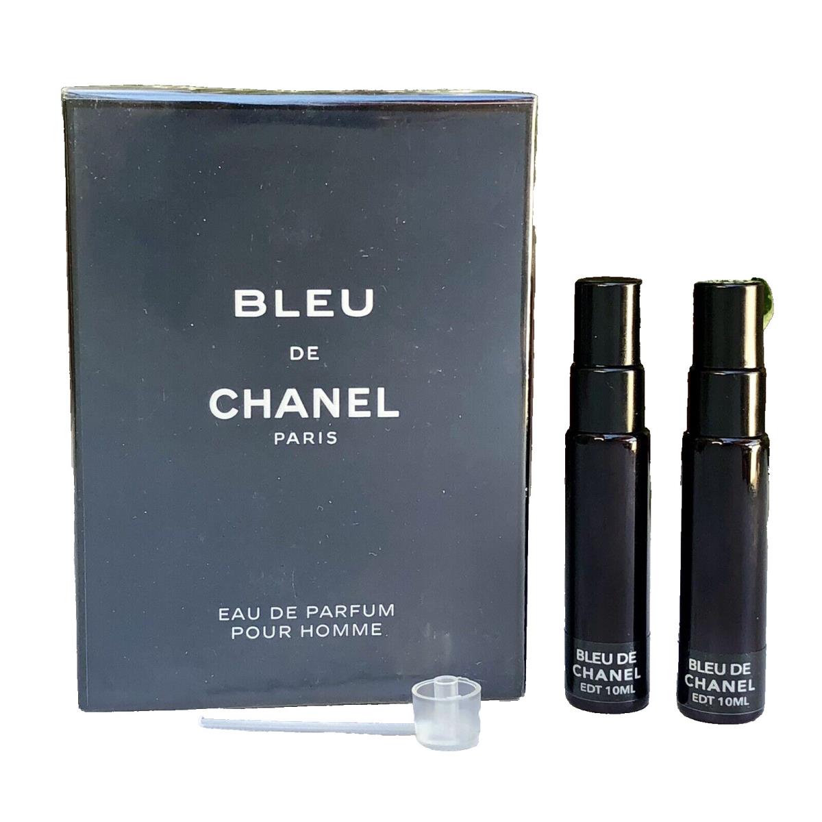 Bleu de Chanel Men Chanel Eau De Parfum Edp 3.4oz Cologne Spray +travel Extras