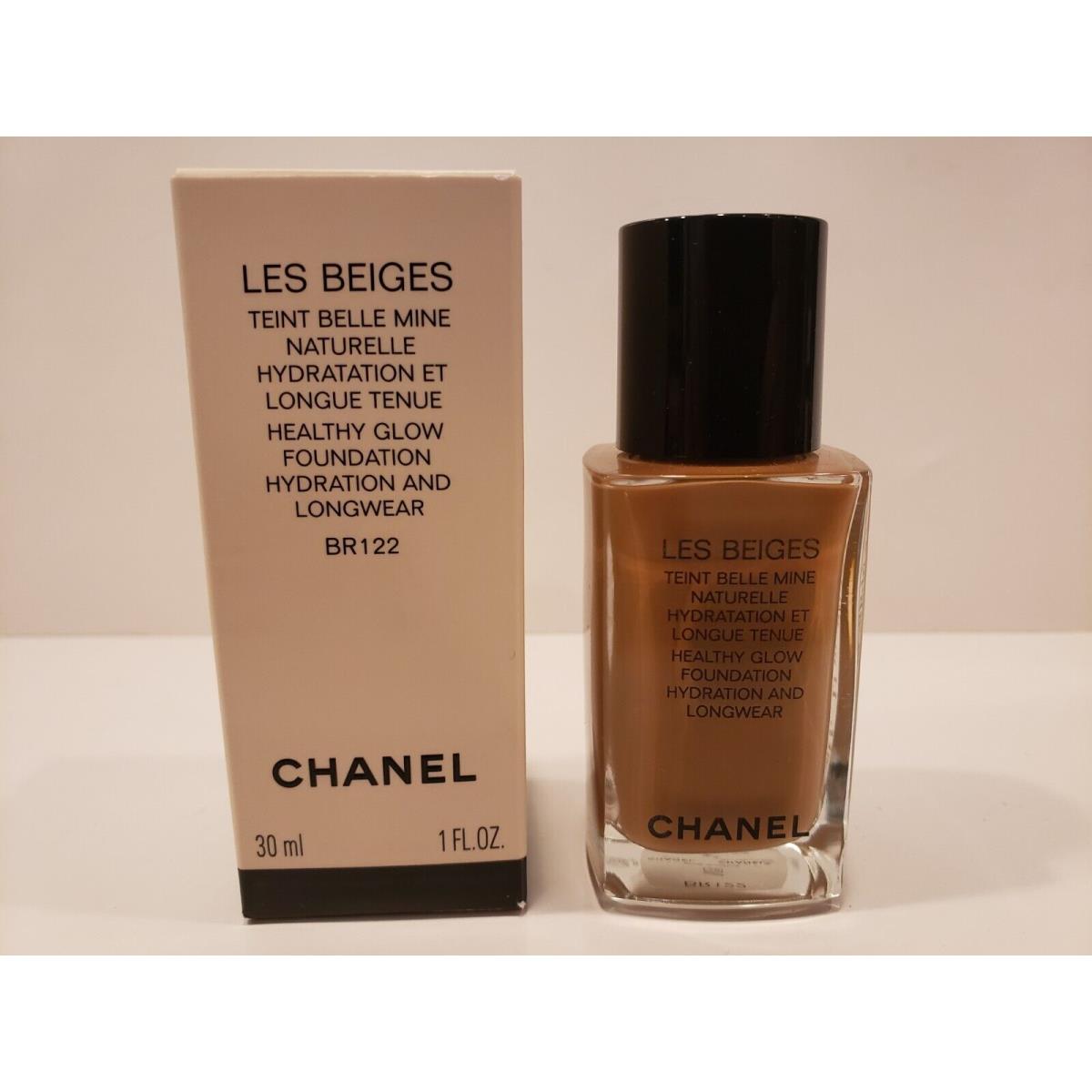 Chanel Les Beiges Healthy Glow Foundation Hydration and Longwear BR122 1 Fl Oz