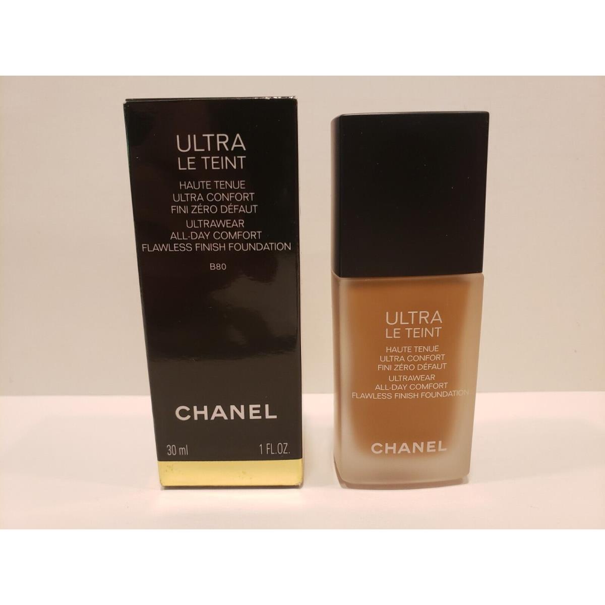 Chanel Ultra Le Teint Ultrawear All Day Comfort Flawless Liquid Foundation B80