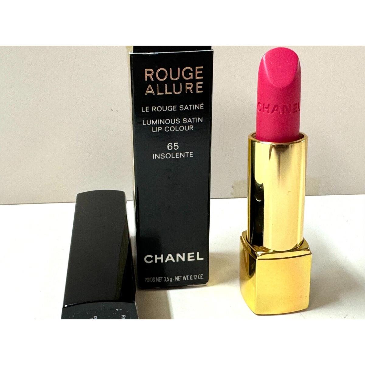 1 x Insoliente 65 By Chanel Rouge Allure Le Rouge Satine Lip Colou