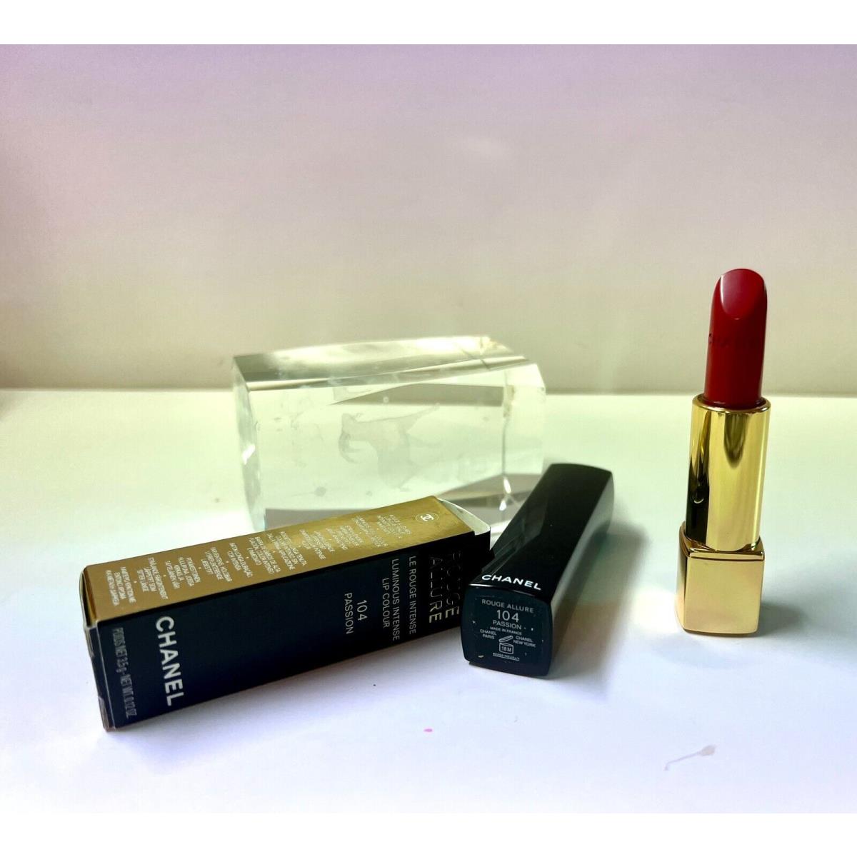 1 x Passion 104 Chanel Rouge Allure Lipstick Luminous Intense Lip