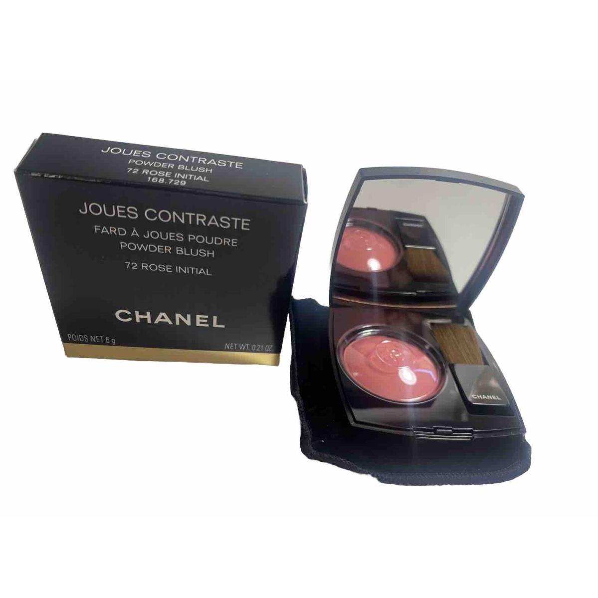 Chanel Joues Contraste Powder Blush 72 Rose Initial 0.21 Oz/ 6 g