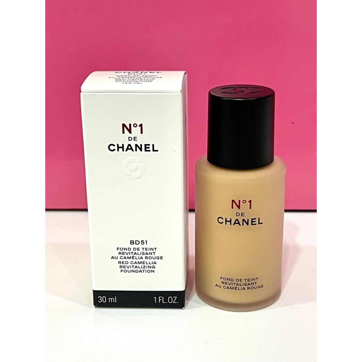 Chanel No.1 Red Camellia Revitalizing Foundation 1 fl.oz./30ml. Boxed - BD51