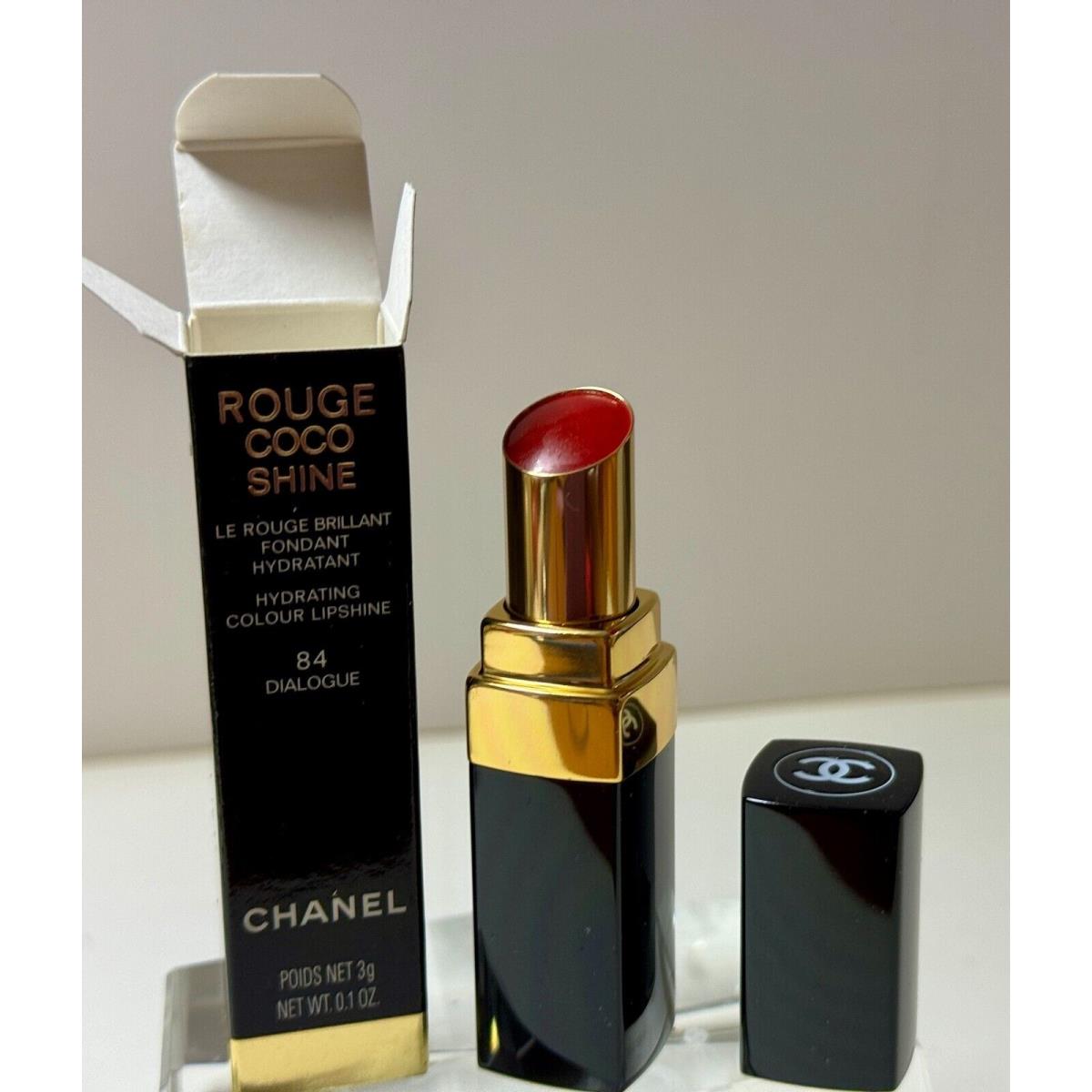 1 x 84 Dailoge Rouge Coco Shine By Chanel Hydrating Sheer Lip