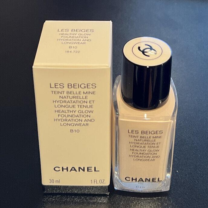 Chanel Les Beiges Healthy Glow Foundation Hydration and Longwear B10 1oz