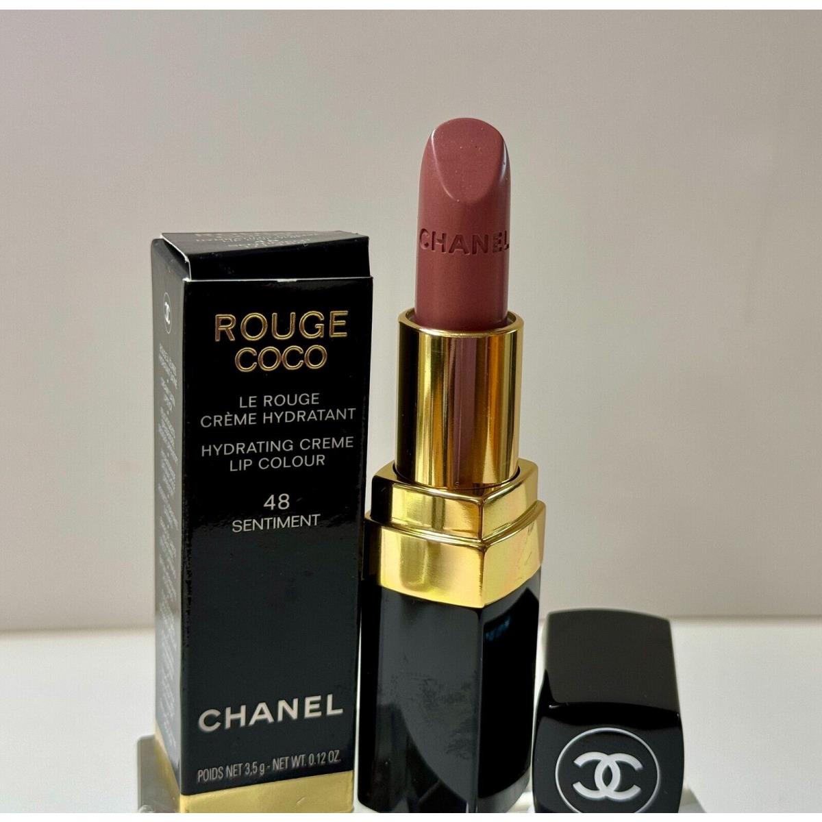 1 x 48 Sentiment Rouge Coco Shine By Chanel Hydrating Cream Lip